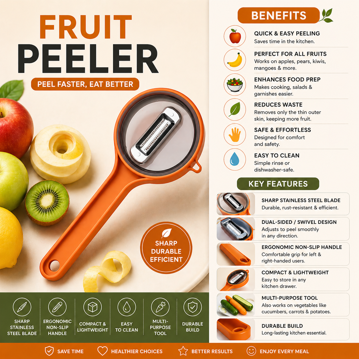 Fruit & Vegetable Peeler