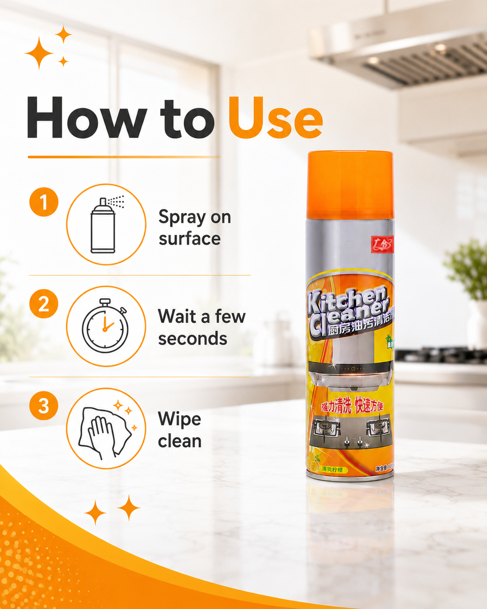 Kitchen Cleaner Spray