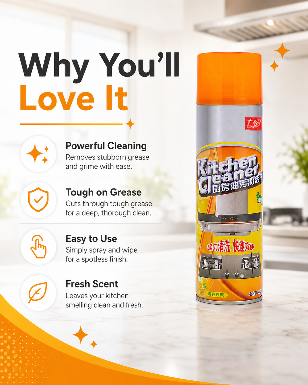 Kitchen Cleaner Spray
