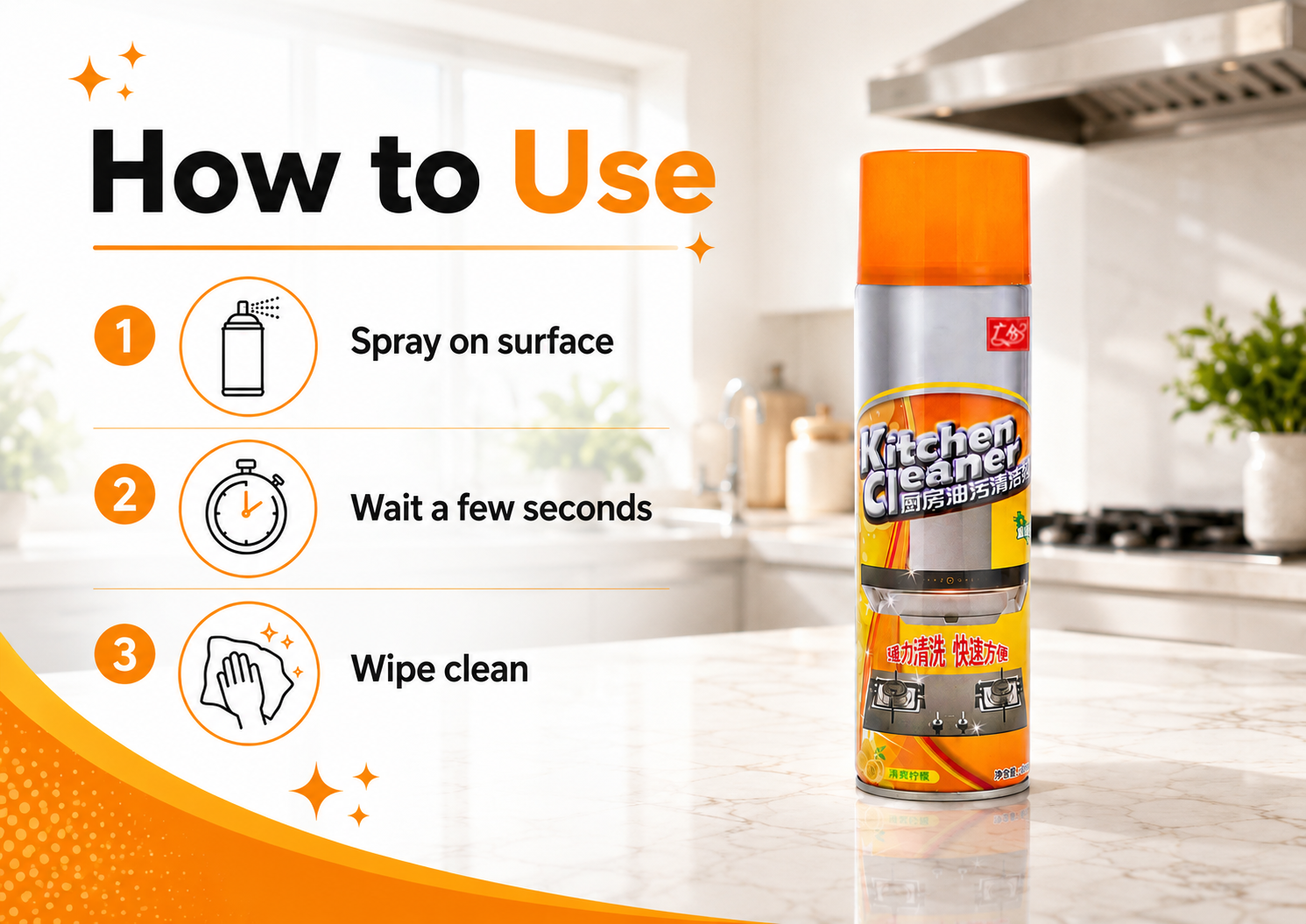 Kitchen Cleaner Spray