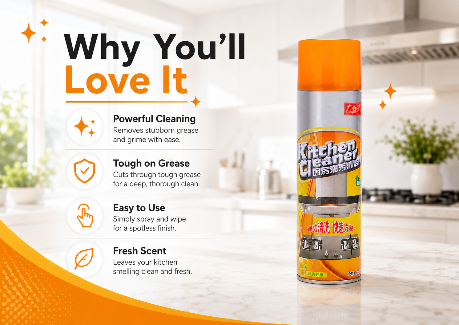 Kitchen Cleaner Spray