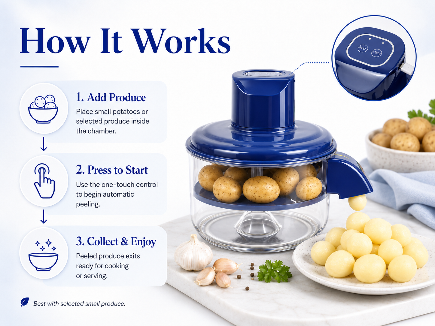 Automatic Fruit Peeler