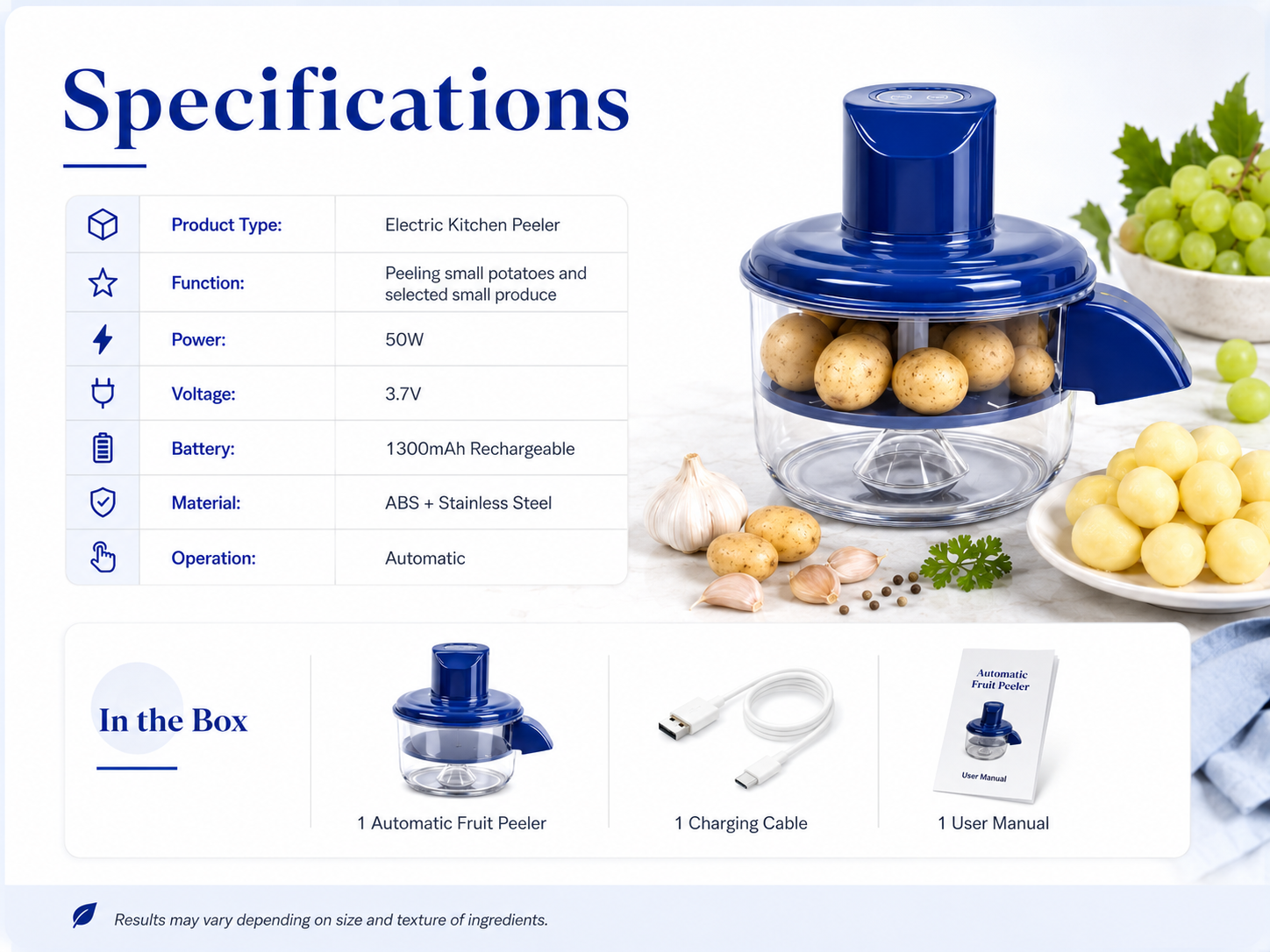 Automatic Fruit Peeler
