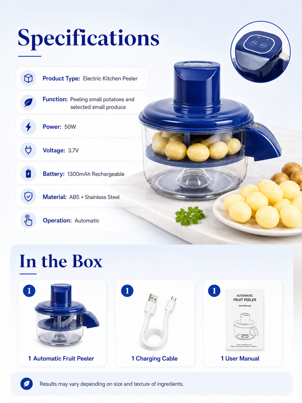 Automatic Fruit Peeler